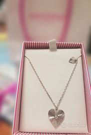 Collana girocollo donna argento con zircone