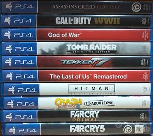 10 Giochi per Ps4