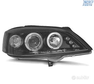 FARI PER OPEL ASTRA G 97-04 ANGEL EYES LED FONDO N