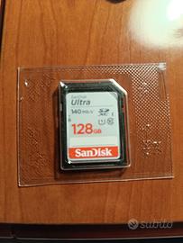 Memory card 128gb fotocamera digitale 