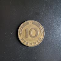 10 PFENNING GERMANIA 1949 ZECCA D