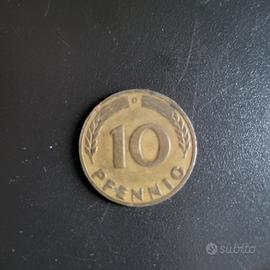 10 PFENNING GERMANIA 1949 ZECCA D