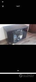 Mobile TV in legno colore nero