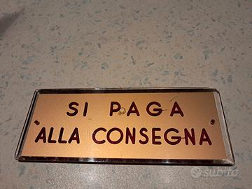 Targhetta negozio