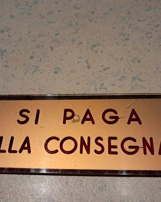 Targhetta negozio