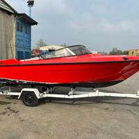 Barca rossa motore Mercury 200 cv