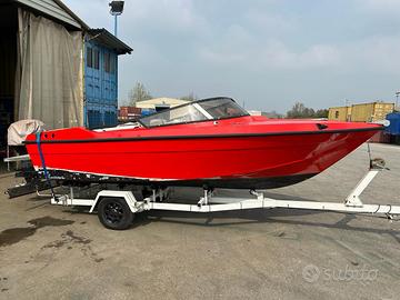 Barca rossa motore Mercury 200 cv