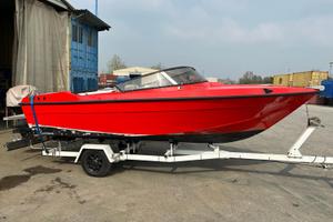 Barca rossa motore Mercury 200 cv