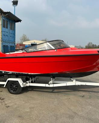 Barca rossa motore Mercury 200 cv