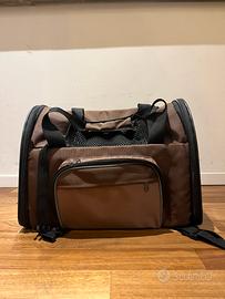 Zaino trasporto cane/gatto L 41 x P 21 x H 30