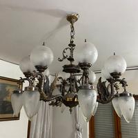 Lampadario Classico 8 Bracci 16 Luci Stile Drago