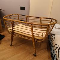 culla in vimini per neonato 