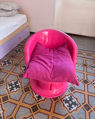 Puffo contenitore in plastica diametro 50cm