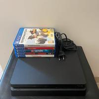 Playstation 4 slim 500gb con 5 giochi