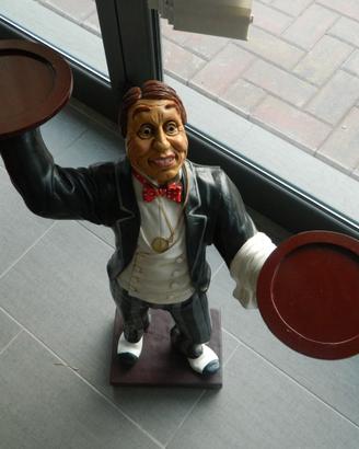 STATUA CAMERIERE DA ESPOSIZIONE