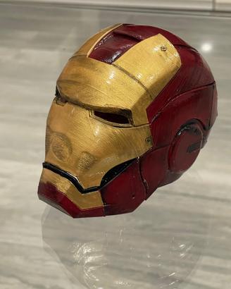 Casco Iron Man Battle Damage stampa 3D