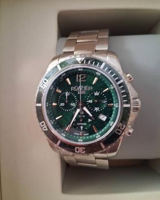 orologio roamer cronografo quadrante ZAFFIRO