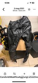 Completo in pelle revit taglia 48