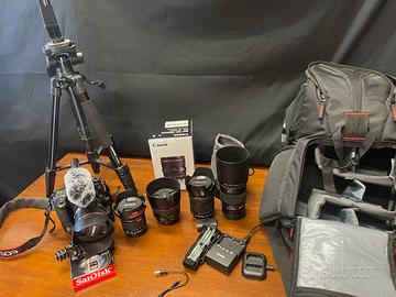 Canon piu obbiettivi pro