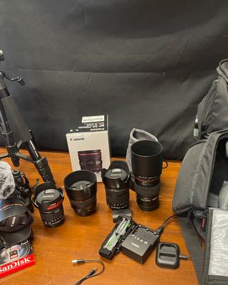 Canon piu obbiettivi pro