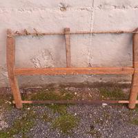 sega in legno a telaio vintage