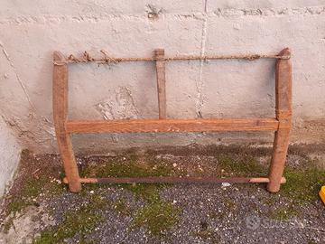 sega in legno a telaio vintage