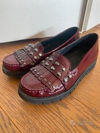 Mocassini Geox Borgogna