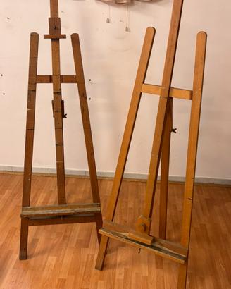 2 cavalletti grandi per dipingere