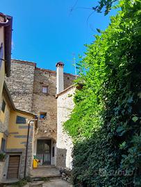 Rustico in sasso con giardino
