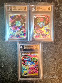 Pokemon Bulbasaur 064 Ivysaur 065 Venusaur 087 BGS
