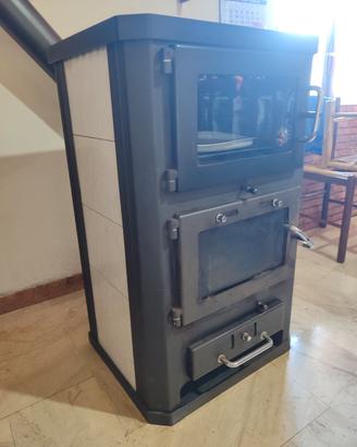 stufa a legna con forno