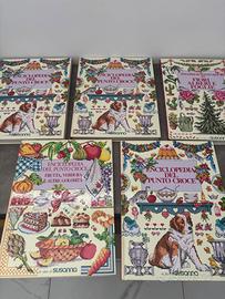 Libri schemi punto croce e ricamo