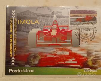 F1 GP Ferrari Imola Folder Filatelia Francobolli