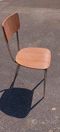 3 sedie in formica vintage
