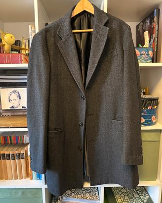 Cappotto lana uomo grigio