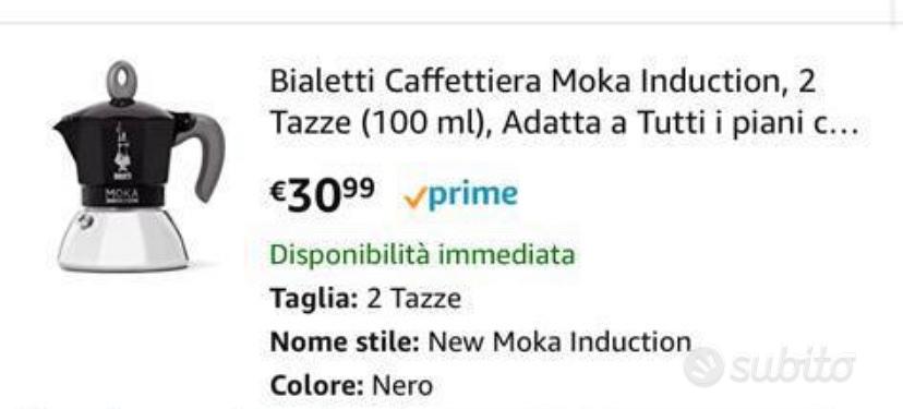 Bialetti caffettiera Moka induction 2 tazze - Elettrodomestici In vendita a  Roma