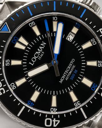 Locman Montecristo 500 mt automatico blu acciaio