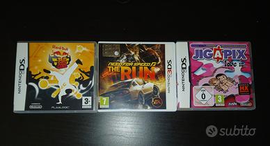 Lotto 3 giochi Nintendo DS / 3DS