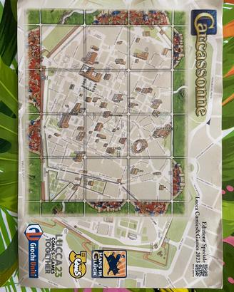 Mappa Carcassonne LuccaComics 2023 Special Edition