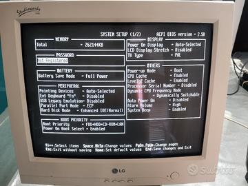 Monitor crt Vga LG studioworks 710s 