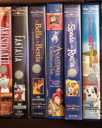 VHS Collezione Cassette Disney Classici Originali