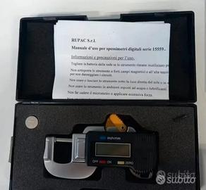 spessimetro digitale tascabile Rupac