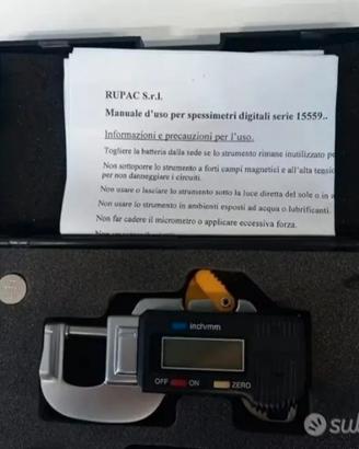 spessimetro digitale tascabile Rupac