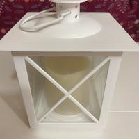 Porta candela finta, a batterie