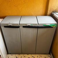 Armadio per raccolta differenziata