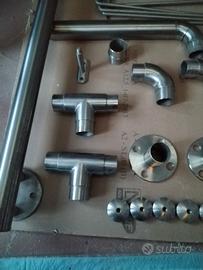 pezzi x corrimano acciaio inox
