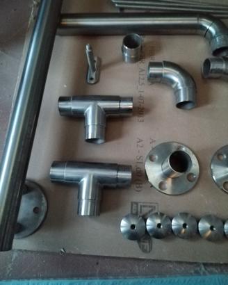pezzi x corrimano acciaio inox