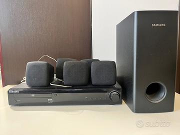 Lettore CD/DVD Samsung con casse e subwoofer
