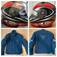 Casco X-Lite Taglia L + Giacca Moto Dainese Tg. 48