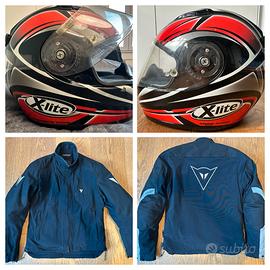 Casco X-Lite Taglia L + Giacca Moto Dainese Tg. 48